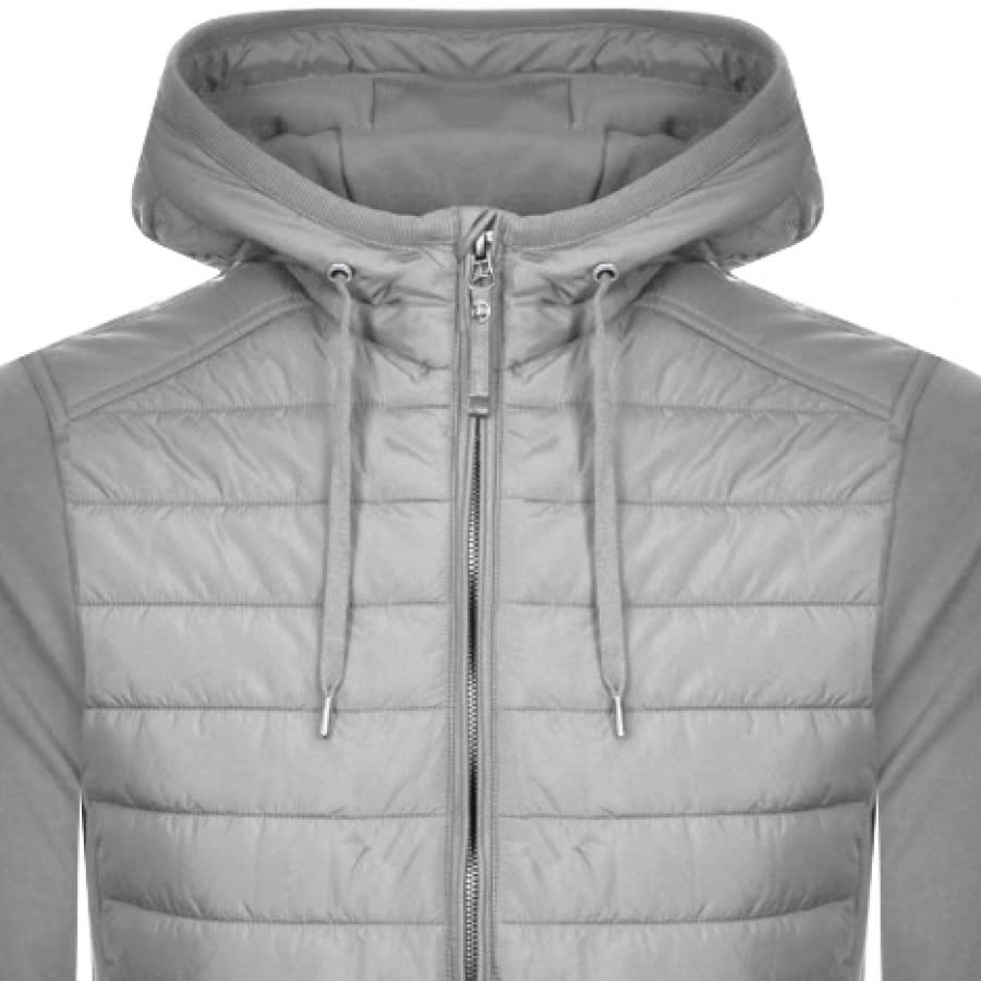 Alternative Image for ProductParajumpers Ivor Mixed Hoodie Grey2